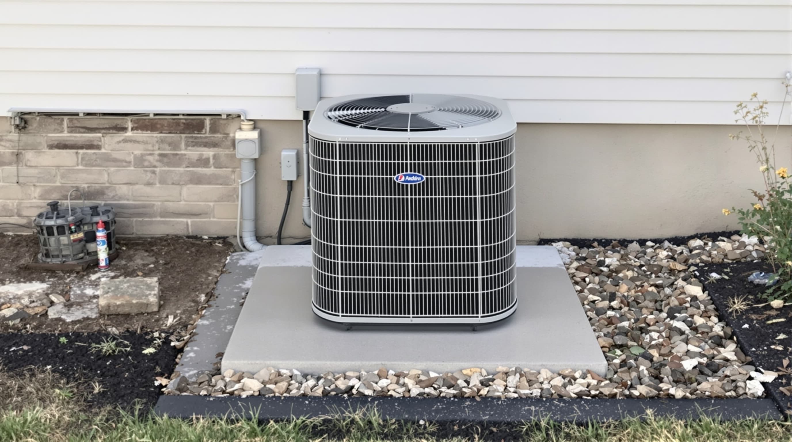 After: Central AC Installation