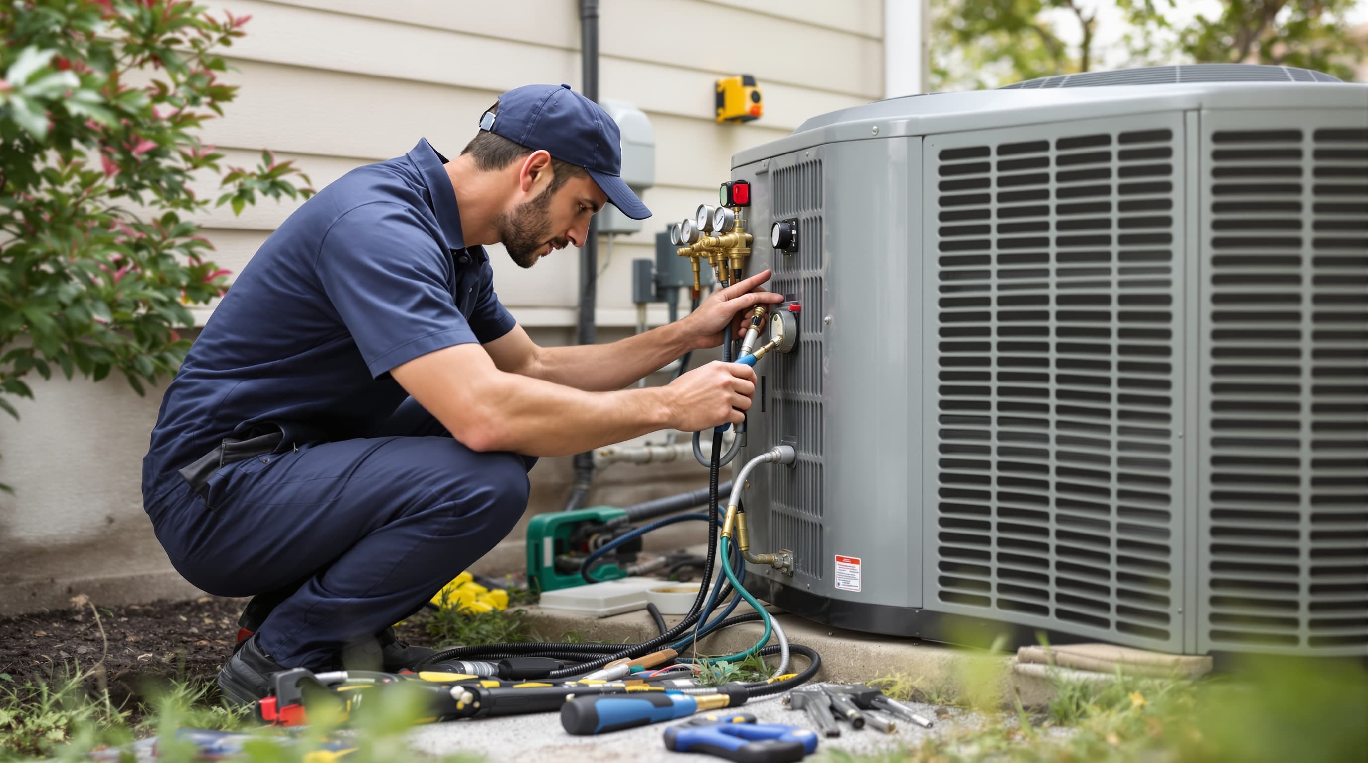 AC installation Levittown NY maintenance technician